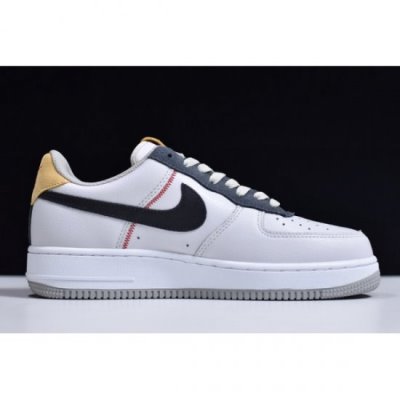 Nike Air Force 1 Low Beyaz / Siyah Kaykay Ayakkabı Türkiye - VWY5FHYD